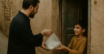 سبد مهربانی و کمک به ایتام