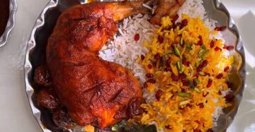 زرشک پلو با مرغ